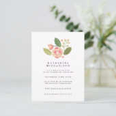 BRUIDSCHATTENFEest | Bloementuin Briefkaart (Staand voorkant)