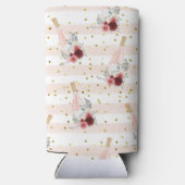 Bruidsdouche Seltser Blikje Koeler met Bloemen & P (Achterkant)