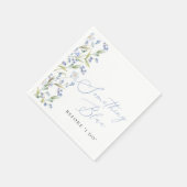 Bruidsdouche Wildflower Something Blue Servet (Hoek)