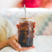 bruidseenheid | Monogram bruidsfeestje Blikvorm Glas