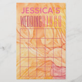 Bruidsfeest BINGOVersiering Verse Bloemen Flyer (Voorkant)