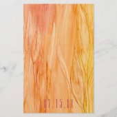 Bruidsfeest BINGOVersiering Verse Bloemen Flyer (Achterkant)