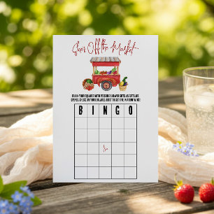 Bruidsfeest Borrel BINGO Spel Kaart