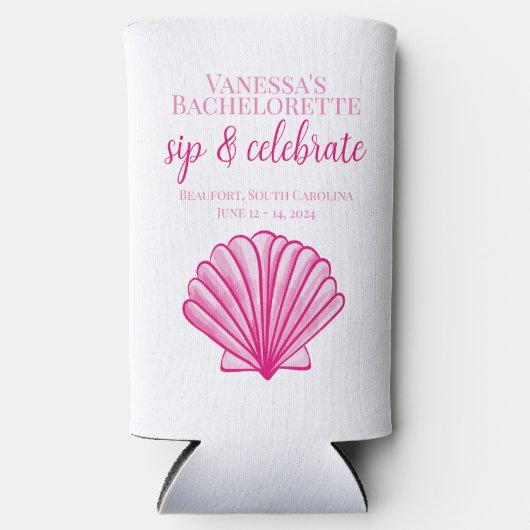 Bruidsfeest Borrel & Vieringen Aangepaste Schelp V (Voorkant)