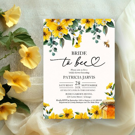 Bruidsfeest Bride To Bee Kaart