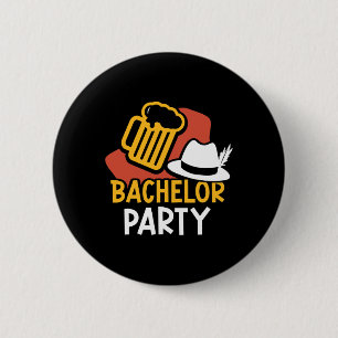 Bruidsfeest Bruid Bruidegom Team 1  Ronde Button 5,7 Cm