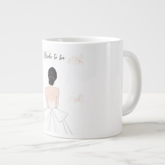 Bruidsfeest, Bruid-to-be,  Extra Grote Beker (Voorkant rechts)