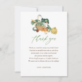 Bruidsfeest Bruid Uit De Markt Bedankkaart (Voorkant)