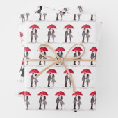 Bruidsfeest Bruiloft Jubileum Romantisch Schattig Inpakpapier Vel (In situ)