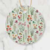 Bruidsfeest Dank Je Wildbloem Bedankjes Labels (Achterkant)