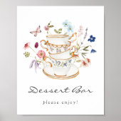 Bruidsfeest Dessert Bar Poster (Voorkant)