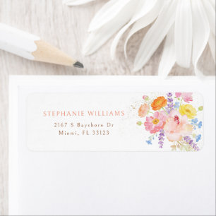 Bruidsfeest Etiquette Adres Petals & Prosecco Etiket