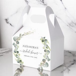 Bruidsfeest Eucalyptus Groene Vetplant Bedankdoosjes