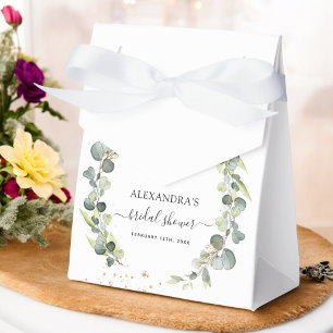 Bruidsfeest Eucalyptus Groene Vetplant Bedankdoosjes