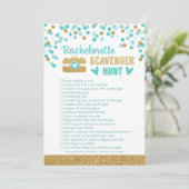 Bruidsfeest Feest Fotoscavenger Hunt Spel (Staand voorkant)