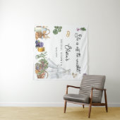 Bruidsfeest foto 'Van de markt' Wandkleed (In Situ (horizontaal))