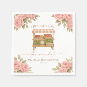 Bruidsfeest 'Fresh Off The Market' Boerenmarkt Servet
