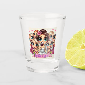 Bruidsfeest / Hen Party Shot Glass Glas