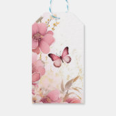 Bruidsfeest Hij Geeft Me Vlinders Cadeaulabel (Achterkant)