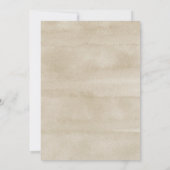 Bruidsfeest Jurk Tropische Boho Bladeren Kaart (Achterkant)