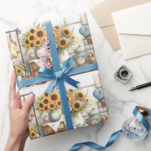 Bruidsfeest 'Keuken vol voorraad' Cadeaupapier