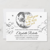 Bruidsfeest - Liefde tot de Maan & Terug Kaart (Voorkant)