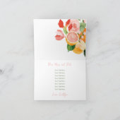 Bruidsfeest 'Main Squeeze' Bedankkaart (Binnen)