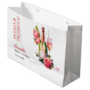 Bruidsfeest met Bloemen en Prosecco Groot Cadeauzakje