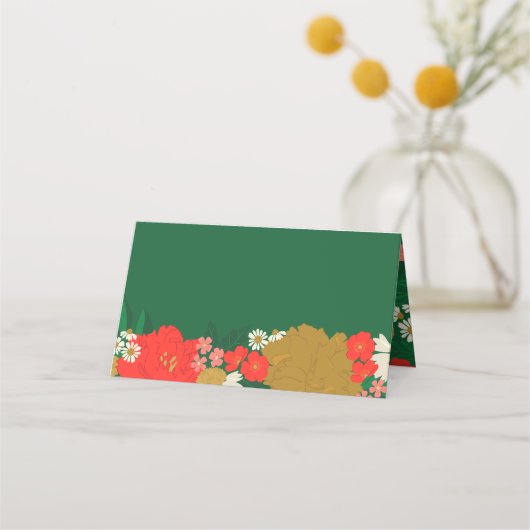 Bruidsfeest met bloemstukken (Voorkant)