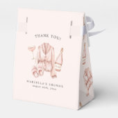 Bruidsfeest met Pyjama & Prosecco Bedankdoosjes (Achterkant)