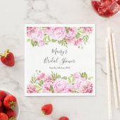 Bruidsfeest met wilde rozen servet (Insitu)