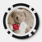 Bruidsfeest Miss to Mrs Foto Poker Chips (Achterkant)