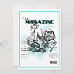Bruidsfeest mode diva magazine kaart