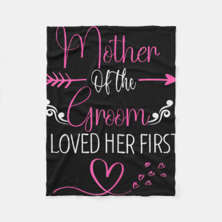 Bruidsfeest Moeder van de bruid ik hield van haar  Fleece Deken