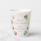 Bruidsfeest Papieren Bekers Vers Van De Markt (Voorkant)