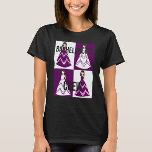 Bruidsfeest ploeg bruid avond vrijgezellenfeest  t-shirt