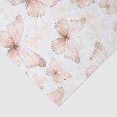 Bruidsfeest Pretty Pink Butterflies Tissuepapier (Detail)