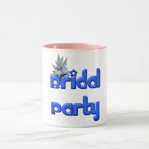 Bruidsfeest Schattige gepersonaliseerde bruiloft b Mok