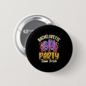 Bruidsfeest Team Bruid Ronde Button 5,7 Cm (Voorkant /achterkant)