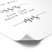 Bruidsfeest Teken - Raad Hoeveel Kusjes Poster (Hoek)