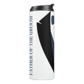 Bruidsfeest Vader van de Bruidegom Thermosbeker (Gedraaid links)
