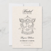 Bruidsfeest van engelen kaart (Voorkant)