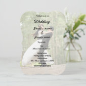 Bruidsfeest viering kaart (Staand voorkant)