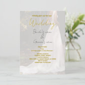 Bruidsfeest viering kaart (Staand voorkant)