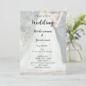 Bruidsfeest viering kaart (Staand voorkant)