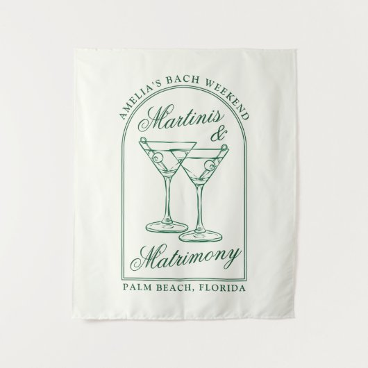 Bruidsfeest Weekend Wandkleed (Voorkant)