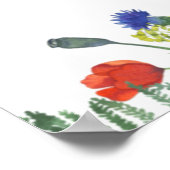 Bruidsfeest Welcome Bord voor Wildflower Fields Poster (Hoek)