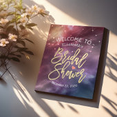 Bruidsfeest Welcome Galaxy Nevel Sterrenbeelden Poster