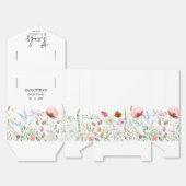 Bruidsfeest Wilde Bloemen Grote Tent Bedankdoosjes (Ongevouwen)