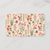 Bruidsfeest Wildflower Deel Een Recept Informatiekaartje (Achterkant)